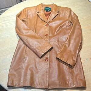 Danier Leather Car Coat Size 10/12